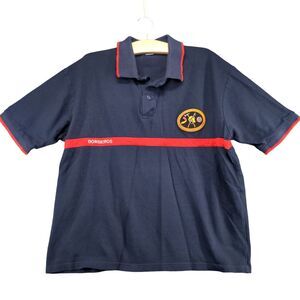 Consorcio Provincial De Bomberos Men's Polo Shirt Blue XL Guadalajara